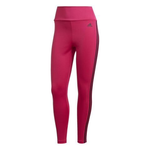 Calza Adidas 7/8 Designed To Move 3 Rayas Rosado