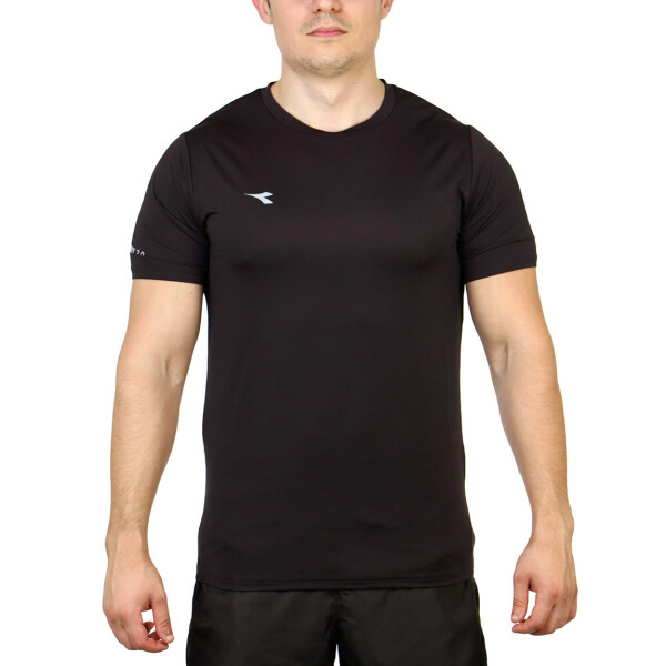 Diadora Hombre Sport T-shirt - Black Negro