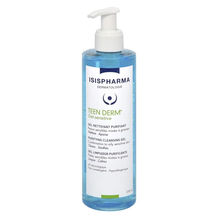TEEN DERM GEL SENSITIVE FR. X 250 ML. única