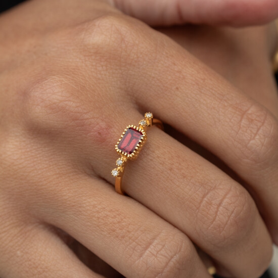 Anillo Karvik de plata 925 bañada en oro 18 K 0