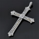 Cruz En Platino, Brillantes, Perlas Y Diamantes Cruz En Platino, Brillantes, Perlas Y Diamantes