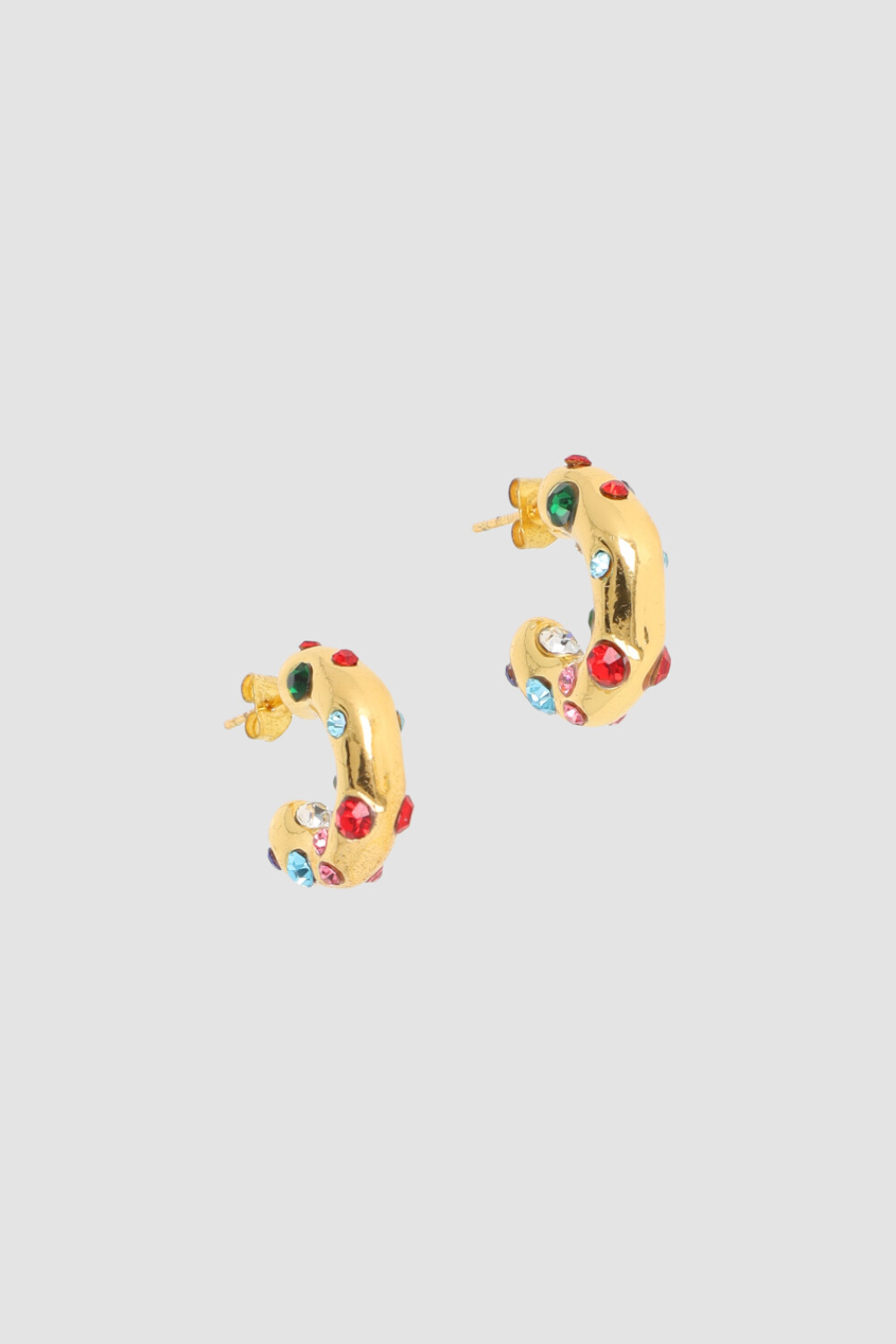 Aretes punto - Oro fuerte — SiSi