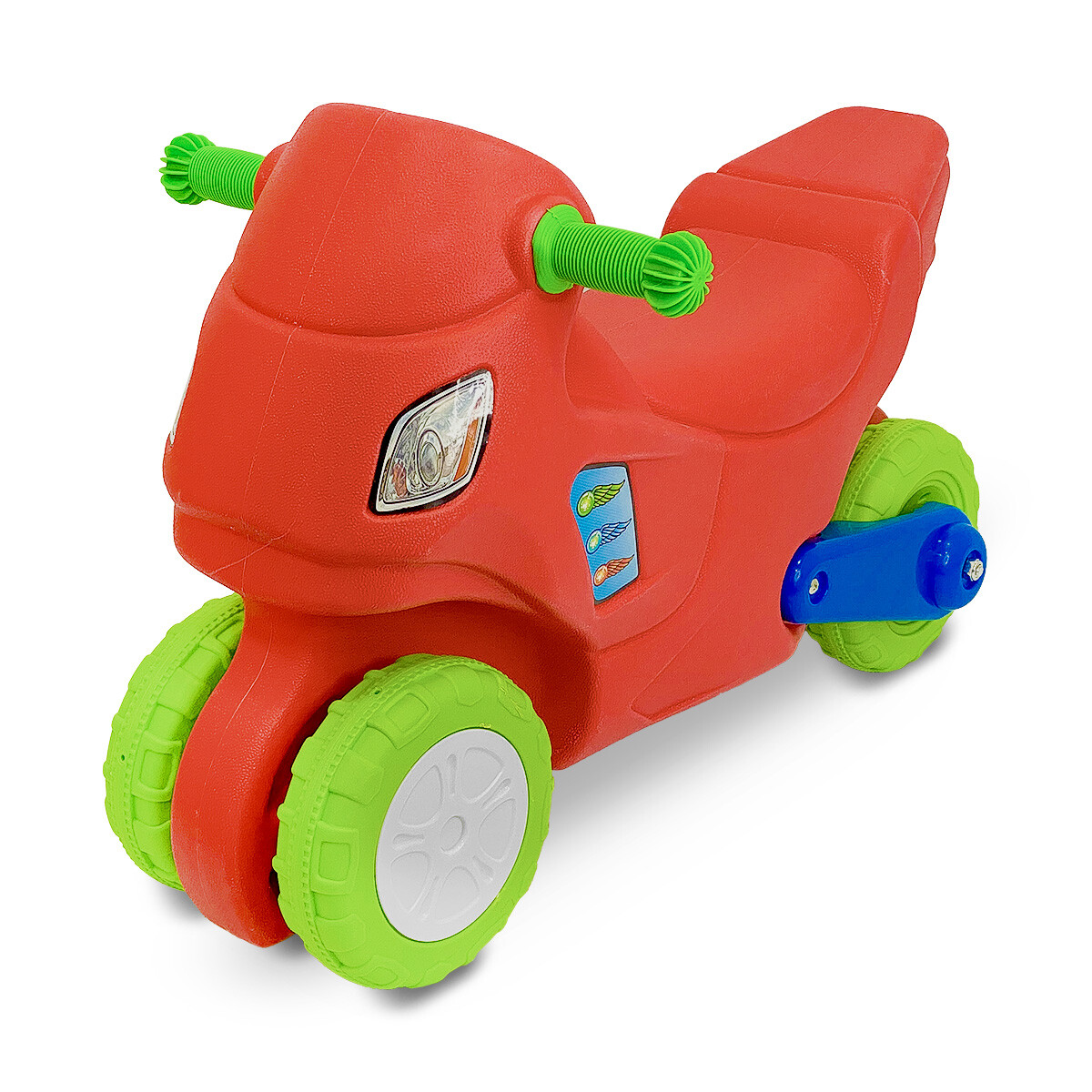 Moto Buggy 4 Ruedas Infantil Resistente Sin Pedales - Rojo 