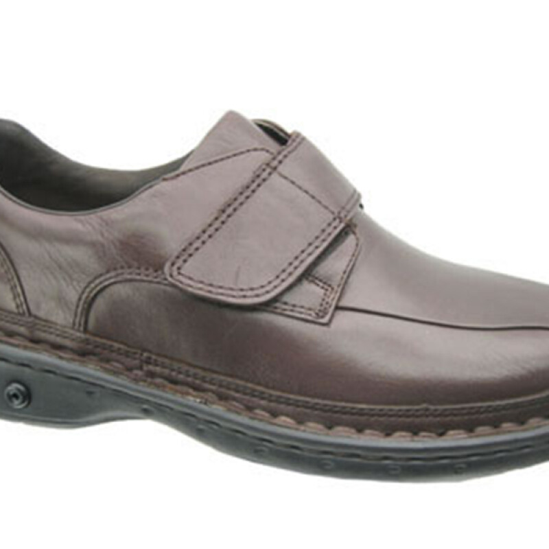 Zapatos de Hombre Lombardino casual Diabetico Marrón