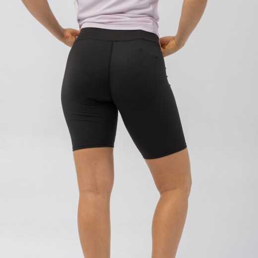 Calza Menpi Alta Calidad Training Biker Dama Negro S/C