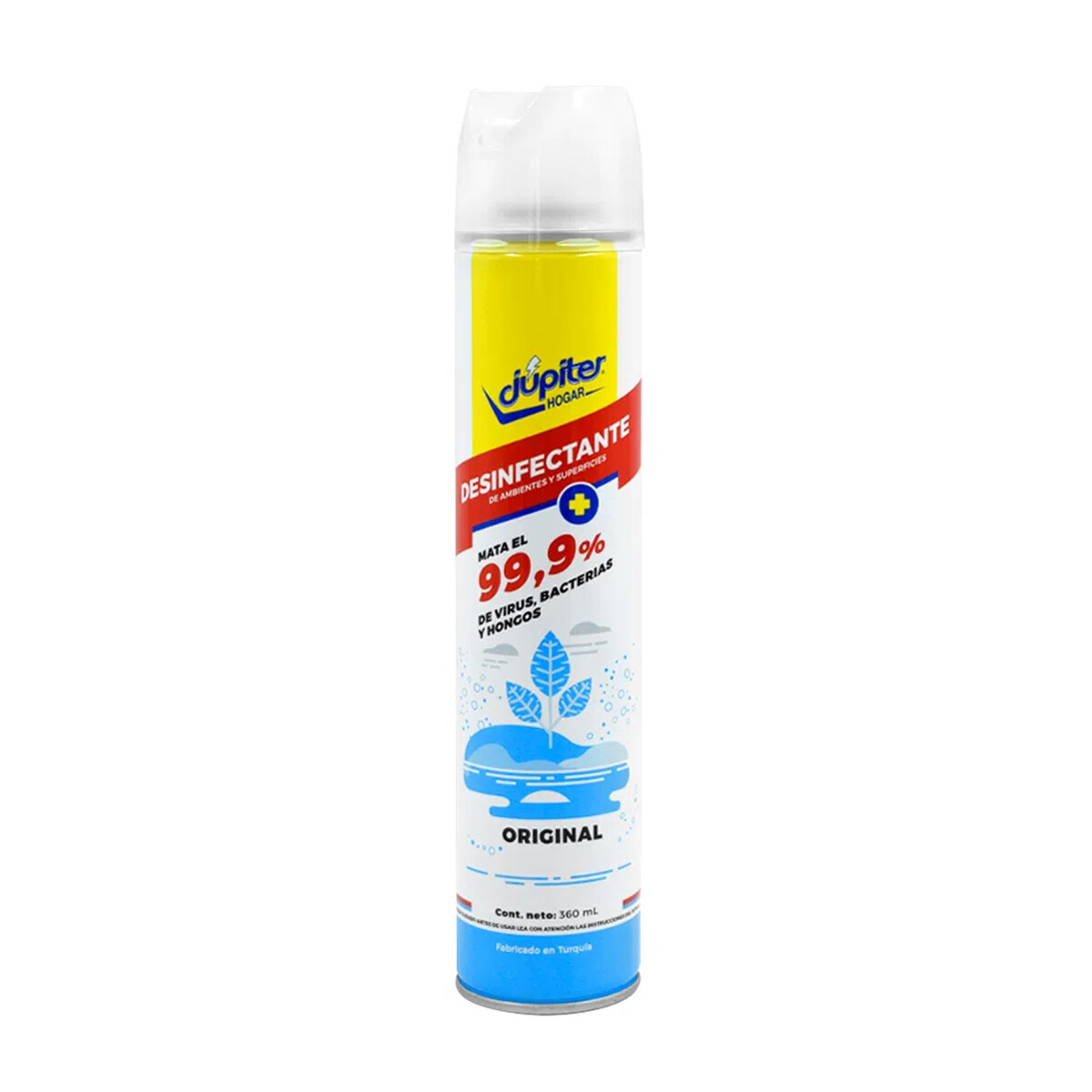 Desinfectante JUPITER 99.9% Aerosol 360ml - Original 