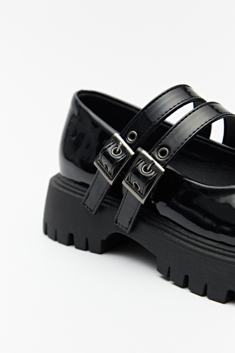 ZAPATO ASON Charol Negro