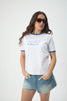 REMERA LE BRUNCH BLANCO