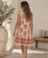 Vestido Noa terracota