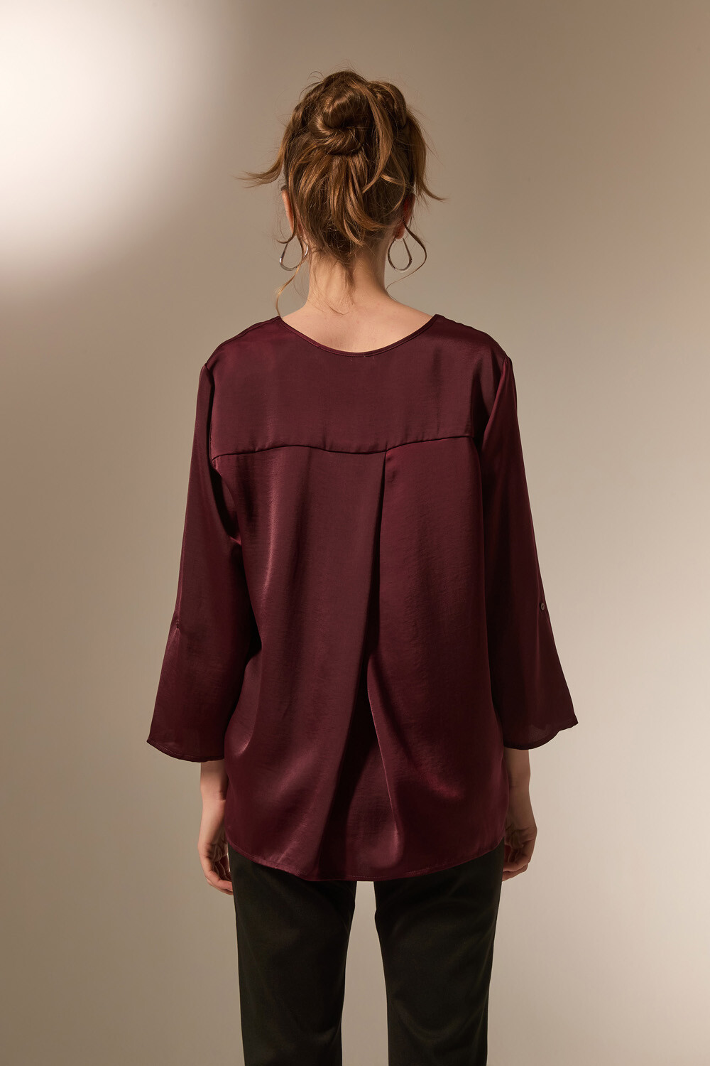 Blusa Litien Cereza Oscuro