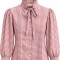 Blusa Vichy Rosa