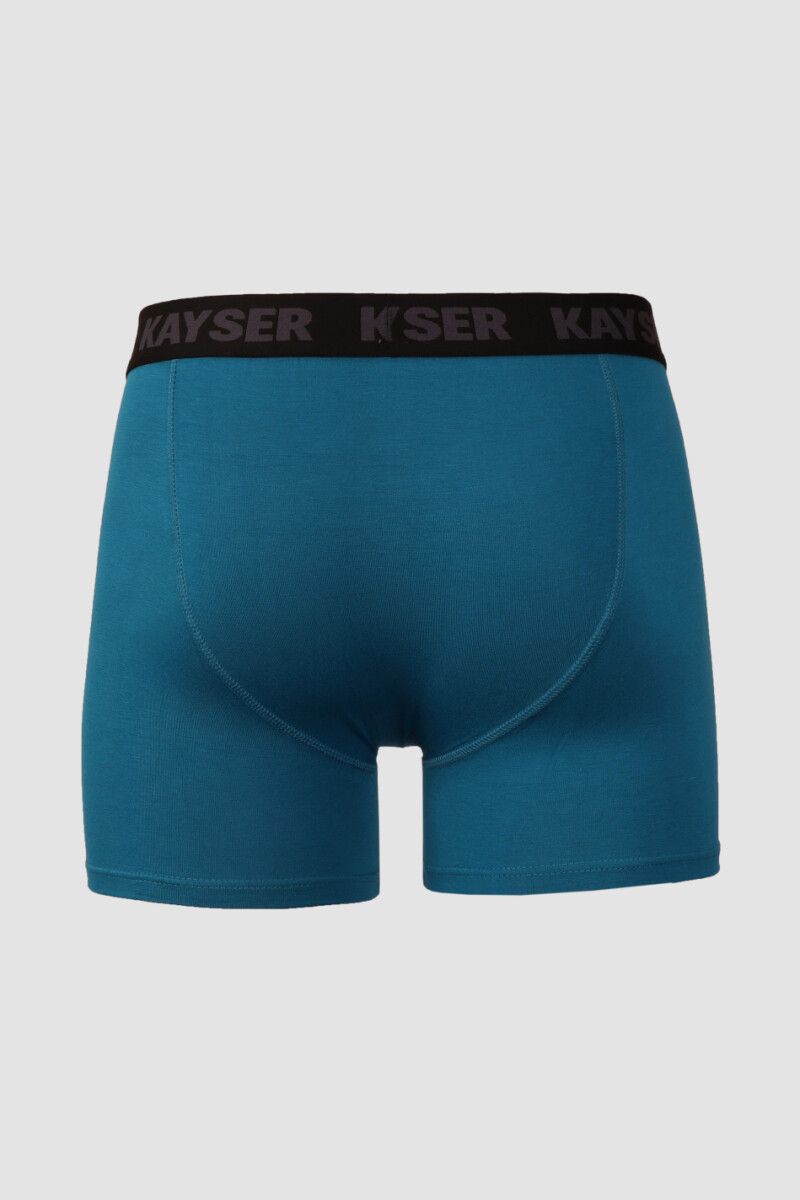 BOXER LARGO BAMBU AZUL