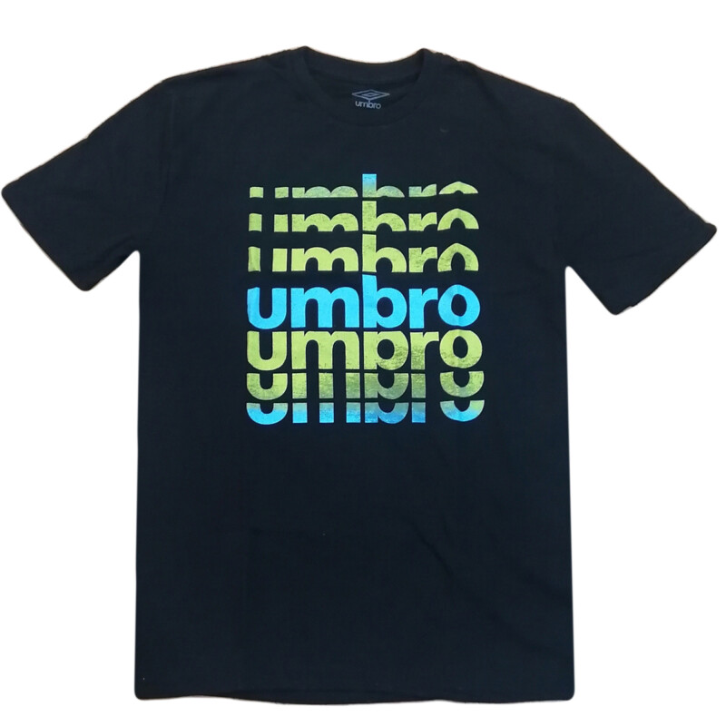 Remera de Hombre Umbro Word Negro - Amarillo - Celeste