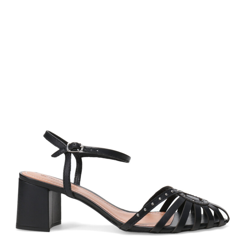 Sandalias de Mujer Miss Carol con Taco Negro