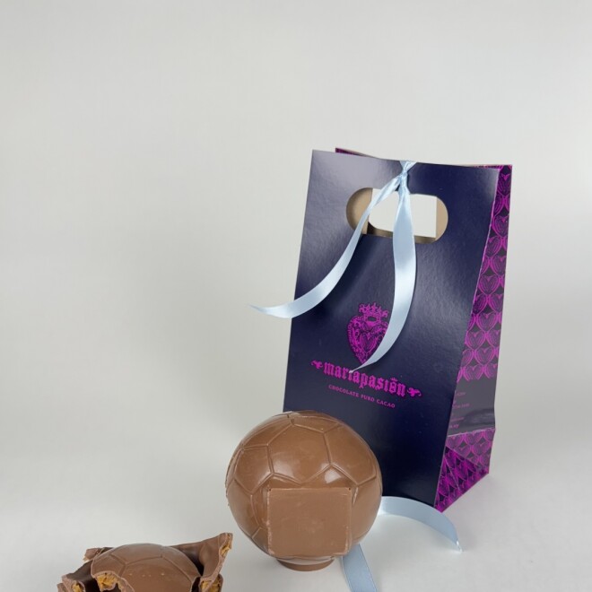 PACK PELOTA CHOCOLATE LECHE 37% RELLENA CON DULCE DE LECHE PACK PELOTA CHOCOLATE LECHE 37% RELLENA CON DULCE DE LECHE