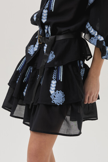 Falda Blossom Negro