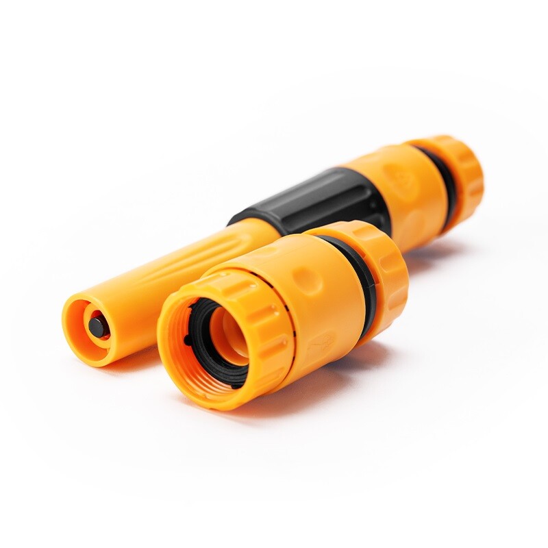 DINGQI JUEGO DE RIEGO 4 PIEZAS 3 ACOPLES + PUNTERO RECTO 1/2 PLG Dingqi Juego De Riego 4 Piezas 3 Acoples + Puntero Recto 1/2 Plg