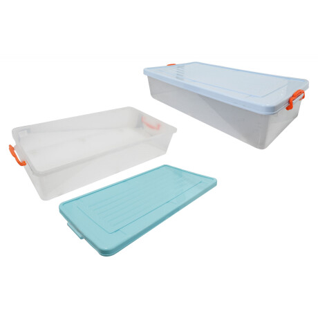 CAJA PLASTICO 35LTS C/TAPA RUDAS Y ASAS 80X39X17CM HAIXING 6246 CAJA PLASTICO 35LTS C/TAPA RUDAS Y ASAS 80X39X17CM HAIXING 6246