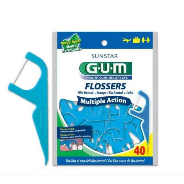GUM FLOSSERS MULTIPLE HILO DENTAL MENTA única