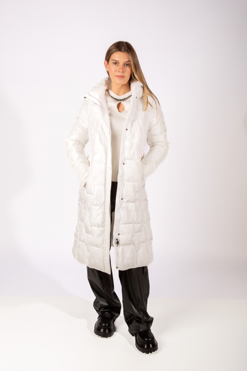 Campera Long - Blanco 