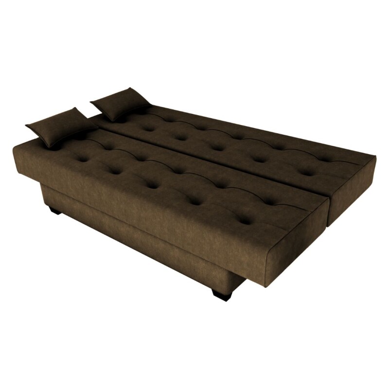 Sofá Cama Laila Veludo Marron Oscuro Sofá Cama Laila Veludo Marron Oscuro