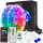 Cinta Luces Led Tira Rgb 2x5m Transformador + Control Hog007003