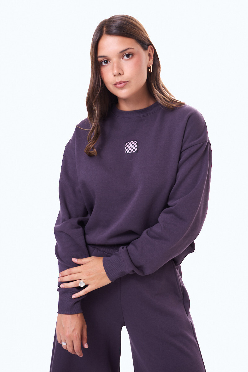 Buzo de felpa Bello Violeta