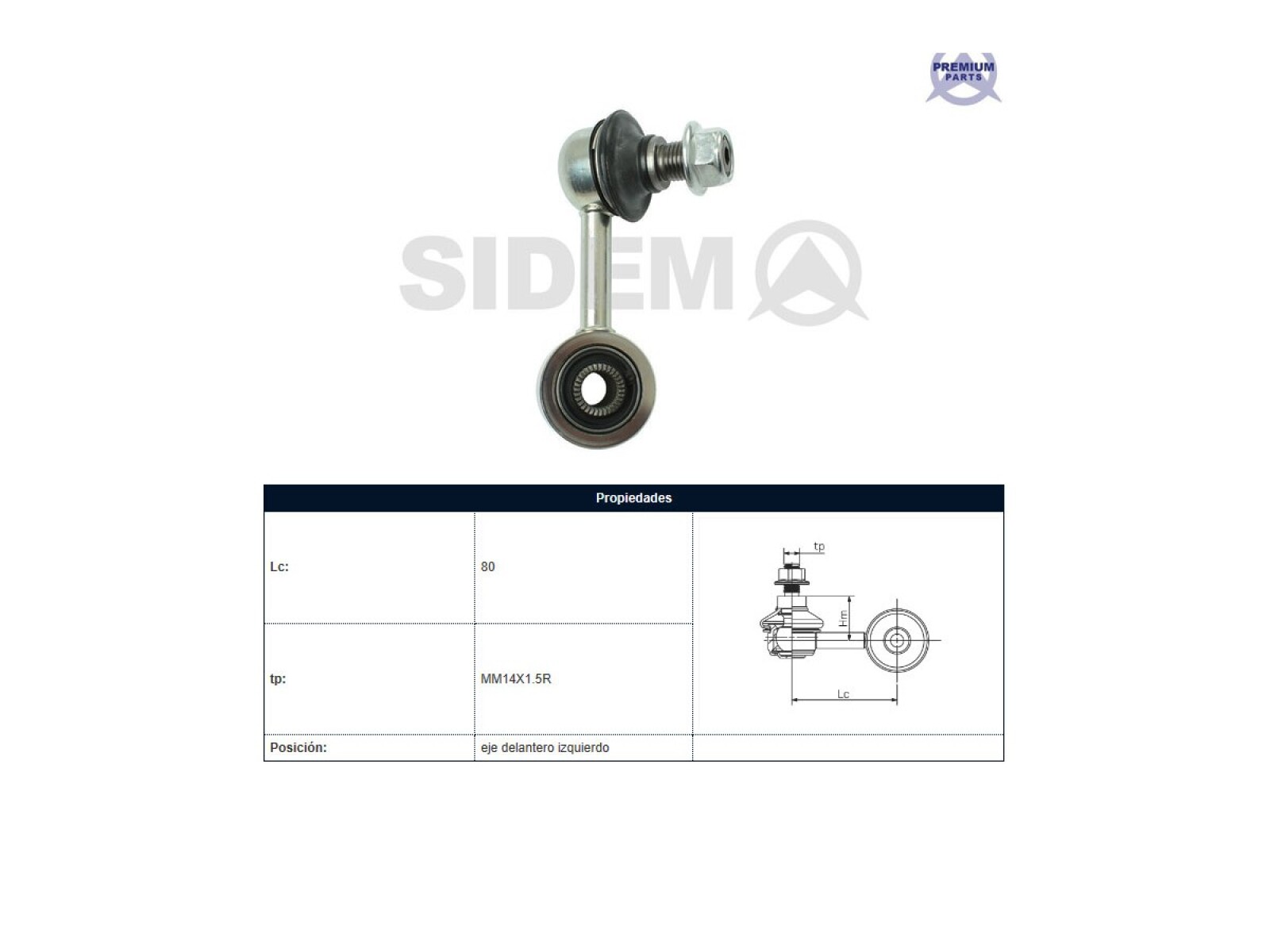 Bieleta Mitsubishi L200 15-25 Der/Izq 
