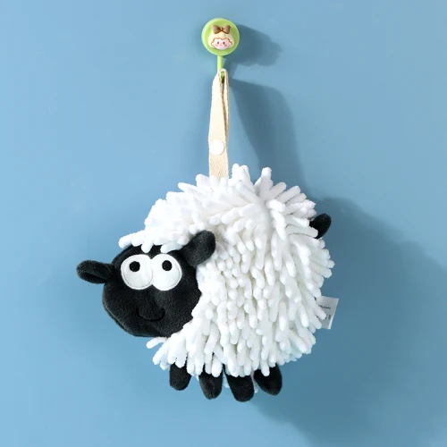 Toalla De Mano De Chenille - Ovejita – Blanca Toalla De Mano De Chenille - Ovejita – Blanca