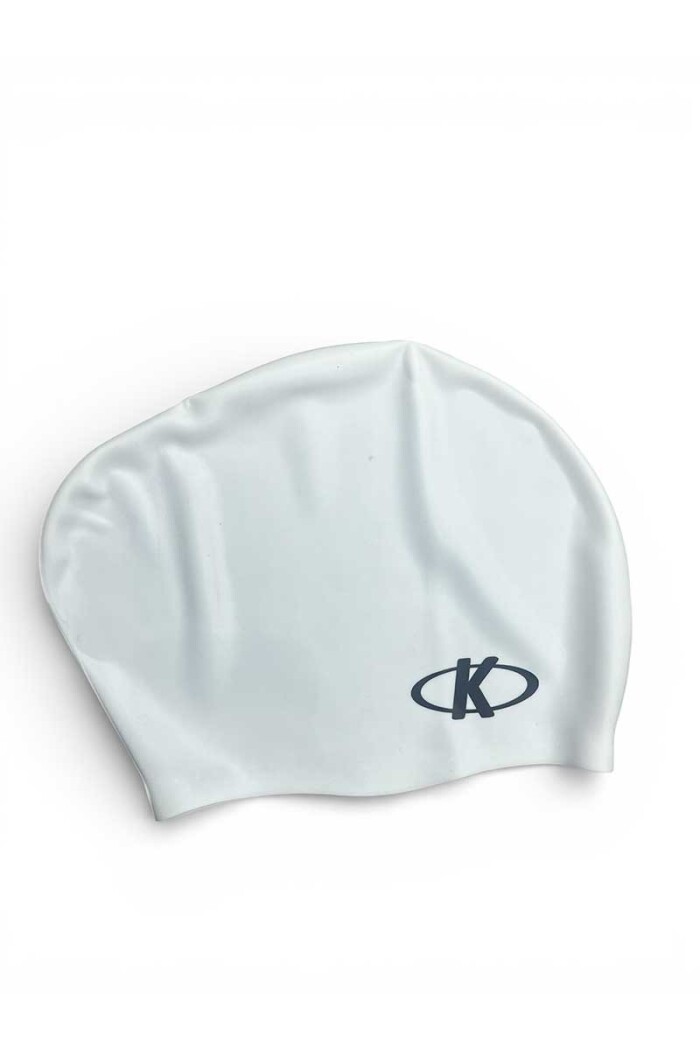 GORRA PISCINA PARA PELO LARGO Blanco