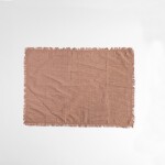 Set x 4 Individual con Flecos Tusor Soft 35x50 Incense