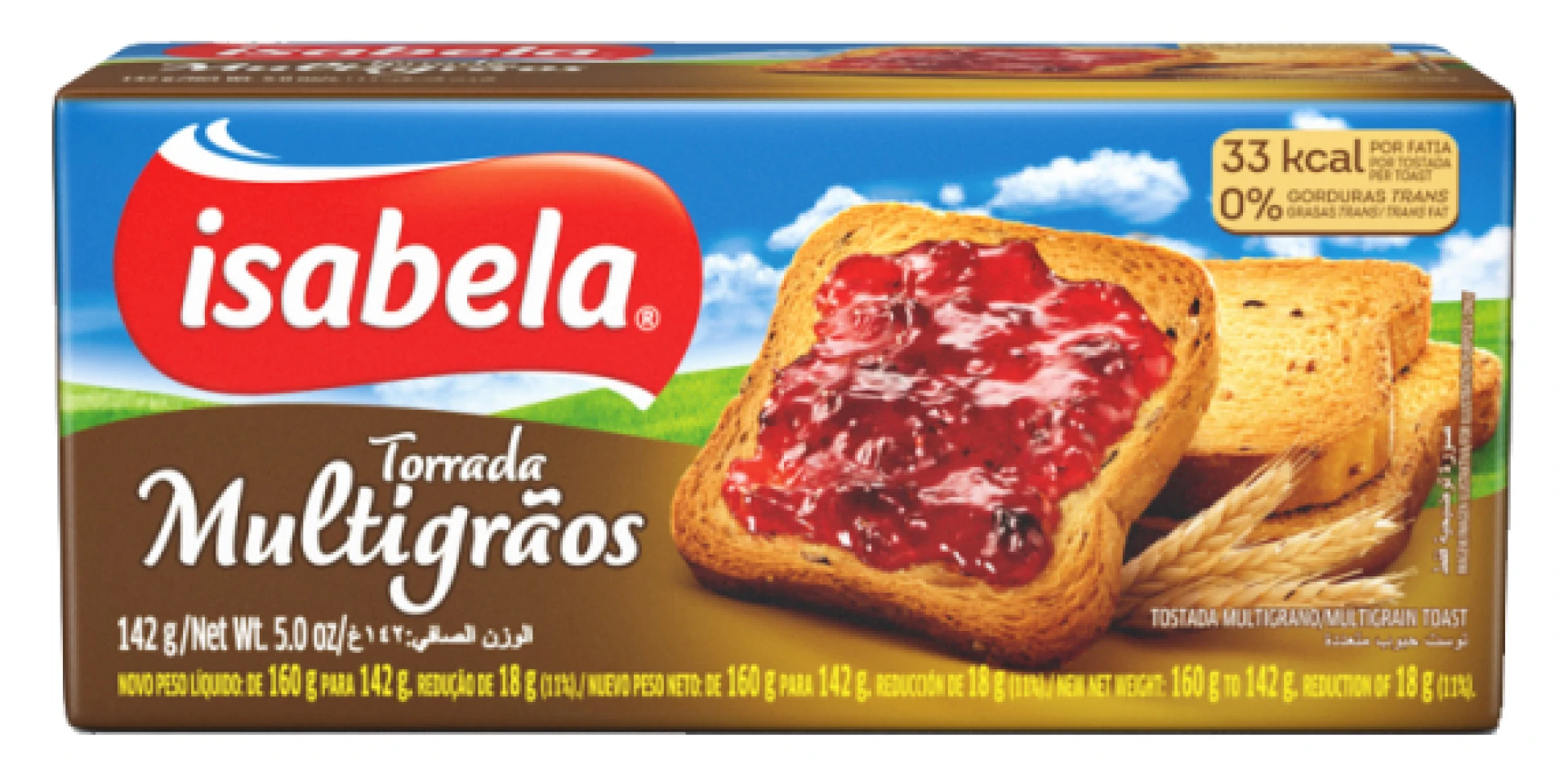 TOSTADA ISABELA 142G MULTIGRANOS 