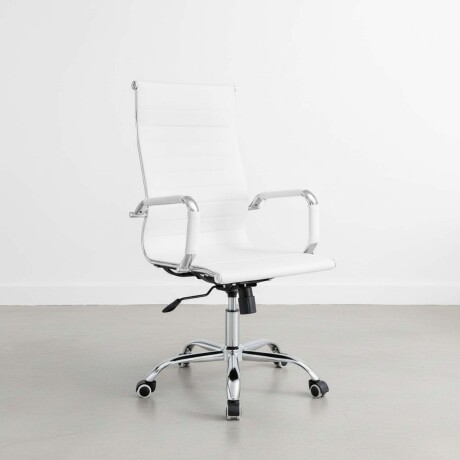 ASIENTO DE OFICINA PU BLANCO D-101/HY-529