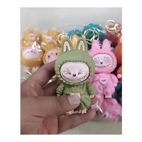 Llavero Muñeco Labubu LKN-1 Gira la Cabeza Varios Colores 001