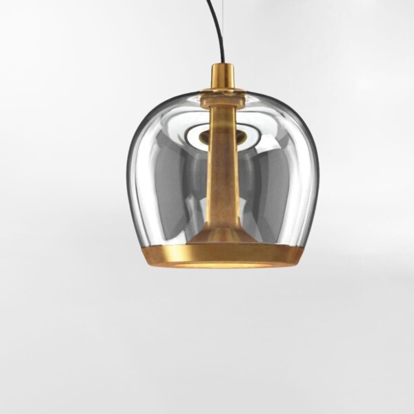 LUMINARIA DE TECHO GLASS LIGHT Ocre - UNICO