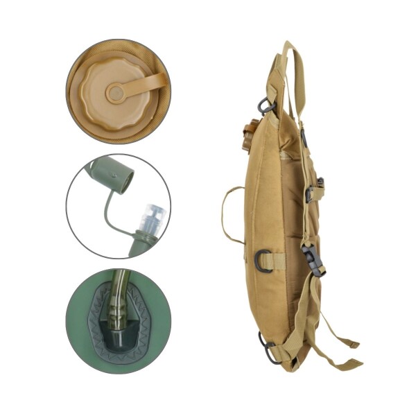 Mochila Hidratación Táctica 3lts Agua Ciclismo Running Bolso TAC003 Mochila Hidratación Táctica 3lts Agua Ciclismo Running Bolso TAC003