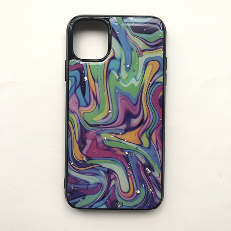 Protector para Iphone 11 con diseño acuarela V01