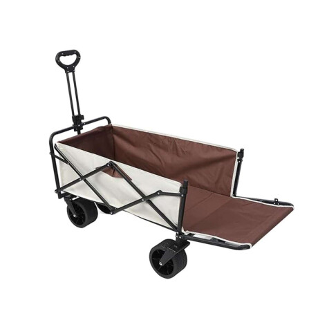 Carro plegable de carga multiuso 70x45x44cm Blanco