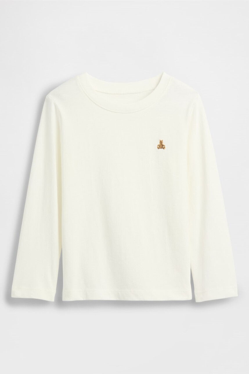 Remera Gràfico Toddler Niño New Off White