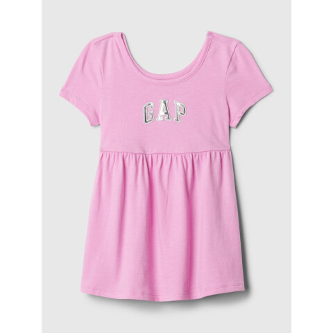 V-FRCH LOGO DRS SUGAR PINK