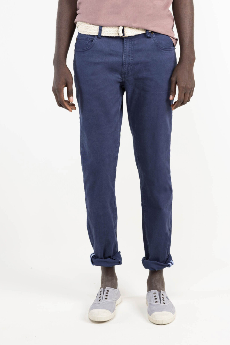 Pantalón 5 Bolsillos Marino