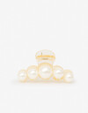 Broche Perla Broche De Acrilico Perlas - Blanco Nacarado/perlado