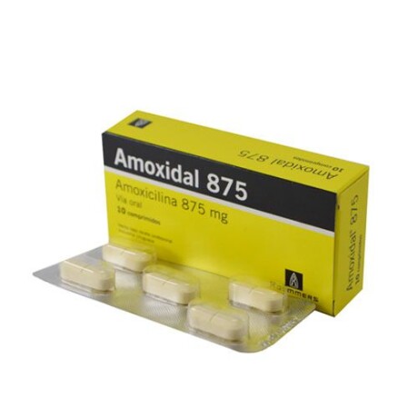 Amoxidal 875 mg 10 comp Amoxidal 875 mg 10 comp