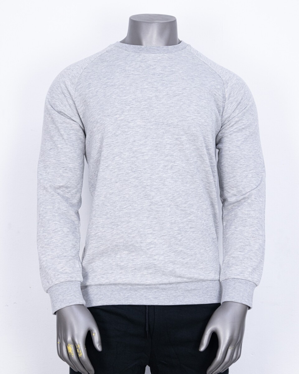 Buzo Menpi Alta Calidad Moda Hombre Cuello Redondo Deportivo Gris - S/C 