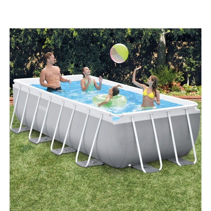 INTEX PISCINA ESTRUCTURAL PRISMA FRAME RECTANGULAR 4.0 X 2.0 X 1.0 MTS 6836 LTS Intex Piscina Estructural Prisma Frame Rectangular 4.0 X 2.0 X 1.0 Mts 6836 Lts