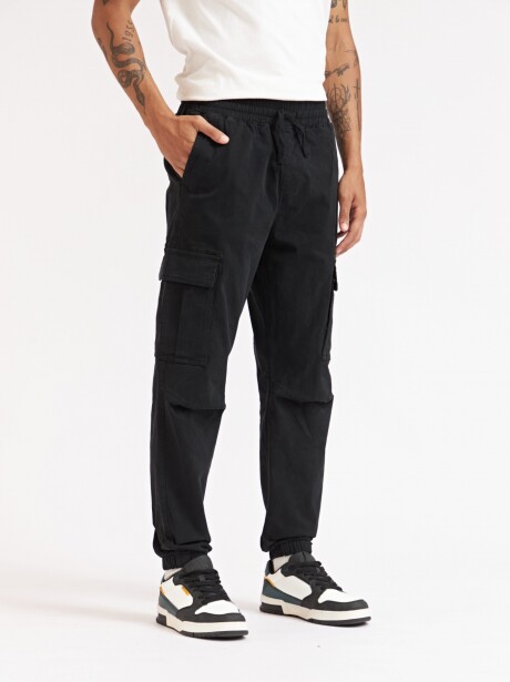 PANTALON CARGO SALTA NEGRO