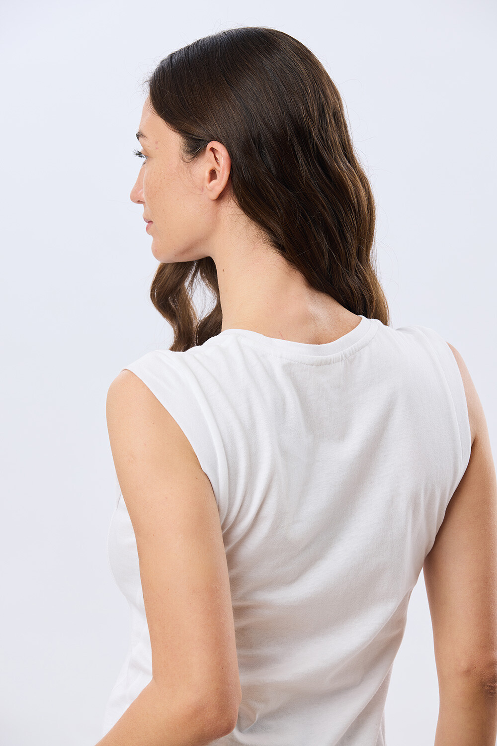 REMERA LISA DE ALGODÓN Blanco