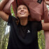 T-SHIRT MC WMN TRNG AIR verde wave gradi NEGRO