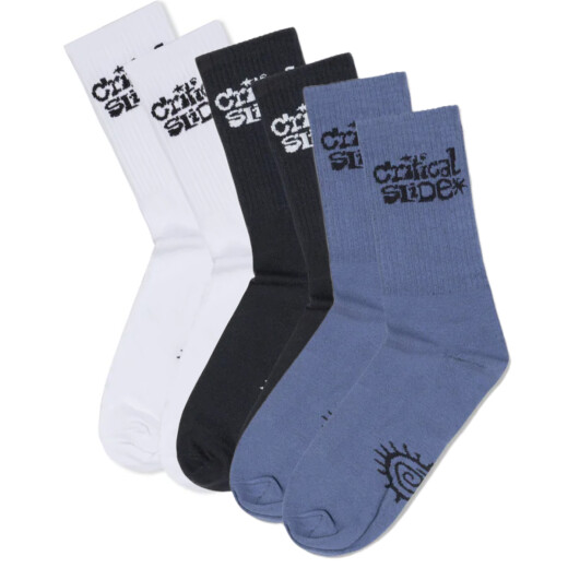 Pack de 3 medias Critical Slide Spiral - Multicolor Pack de 3 medias Critical Slide Spiral - Multicolor