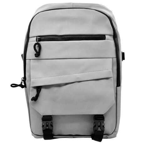 Mochila Urbana Expert Multiuso Laptop Impermeable Gris Claro